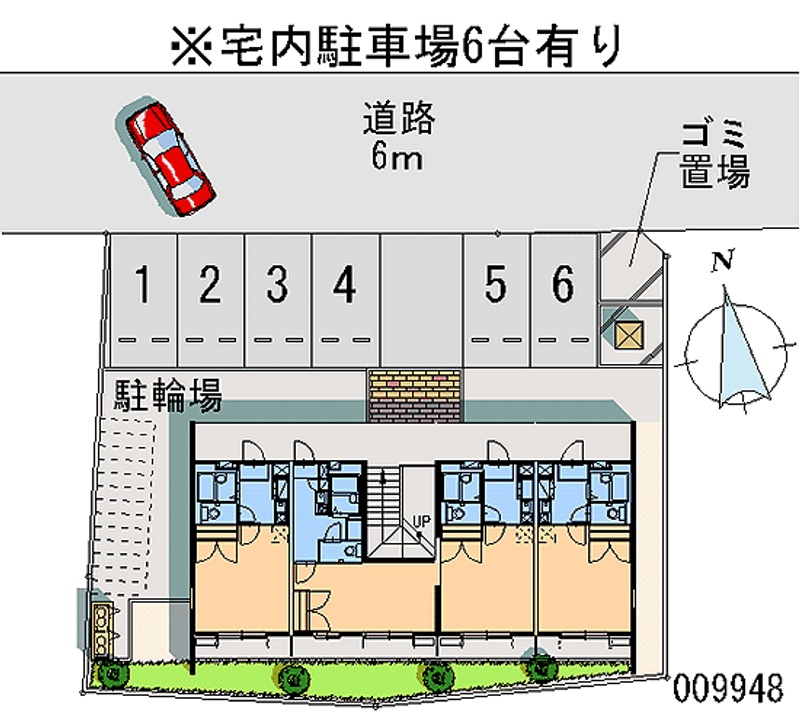 レオパレスマルヨⅡ 月極駐車場