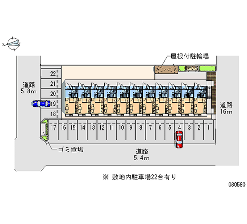 レオパレス久地野 月極駐車場