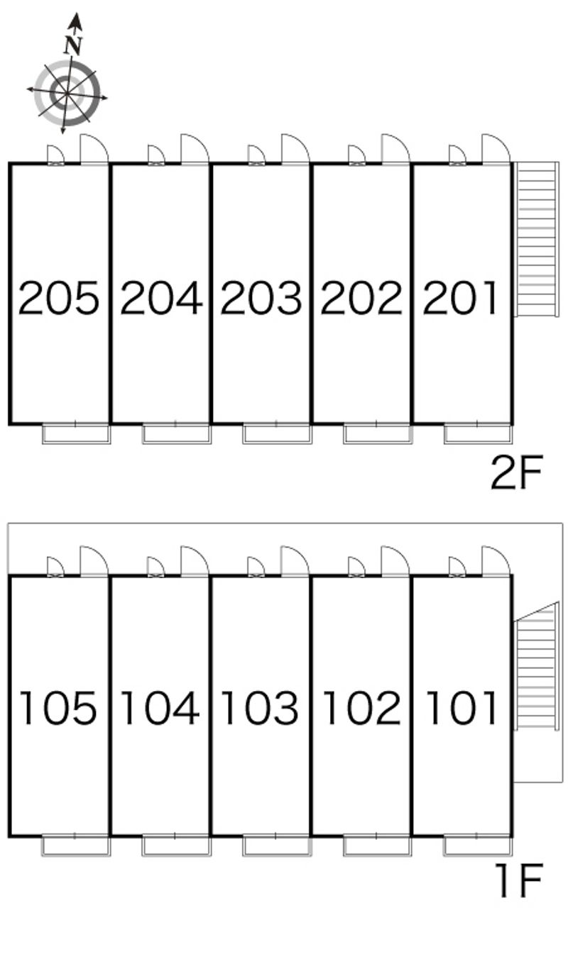 レオパレス和 間取り配置図
