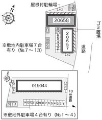 レオパレス延久Ⅳ 配置図