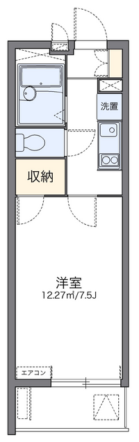 レオパレスシエレ　バウム 間取り図