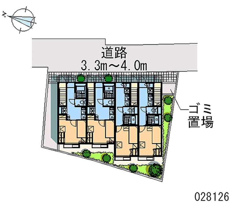 レオパレスメゾン 区画図