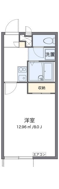 レオパレスポム 間取り図