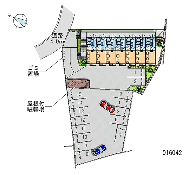 レオパレスパインヒル 区画図