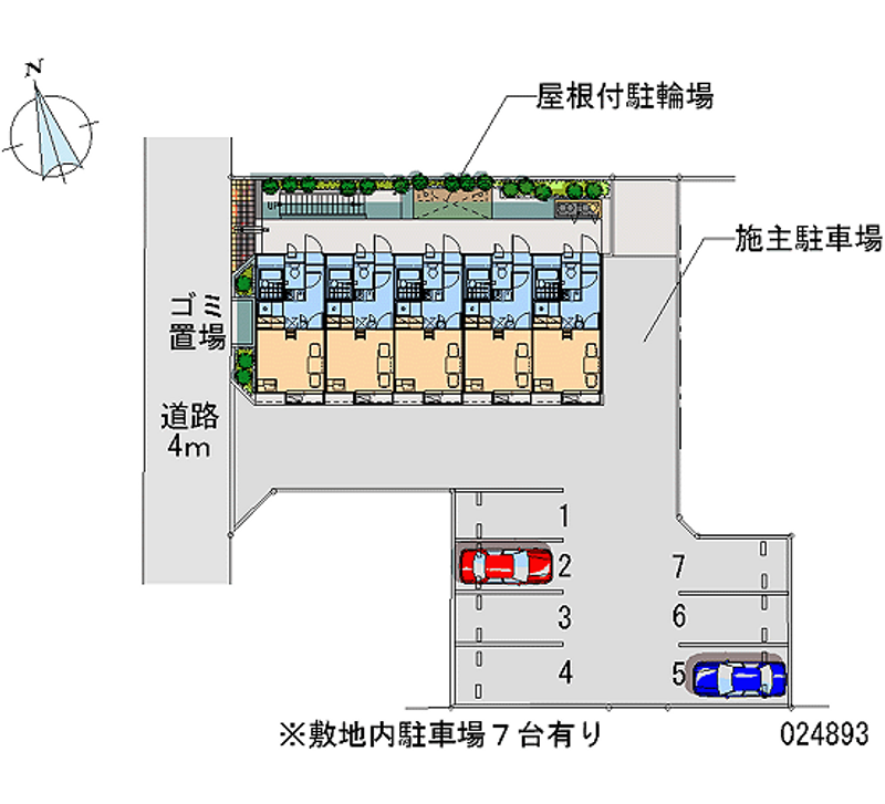 レオパレスアベニール 月極駐車場