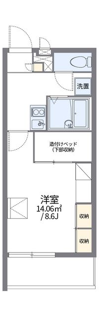 レオパレスシーバー 間取り図