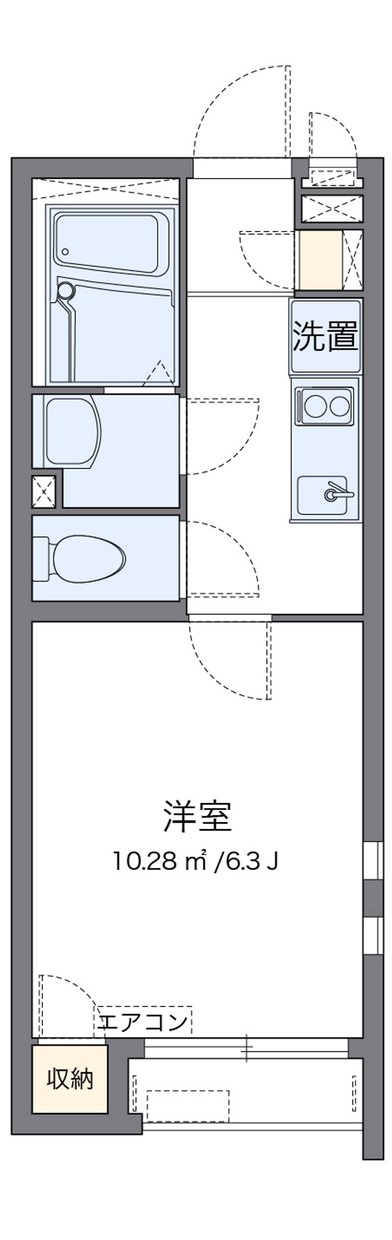 クレイノメゾン　ドゥ　シェル 間取り