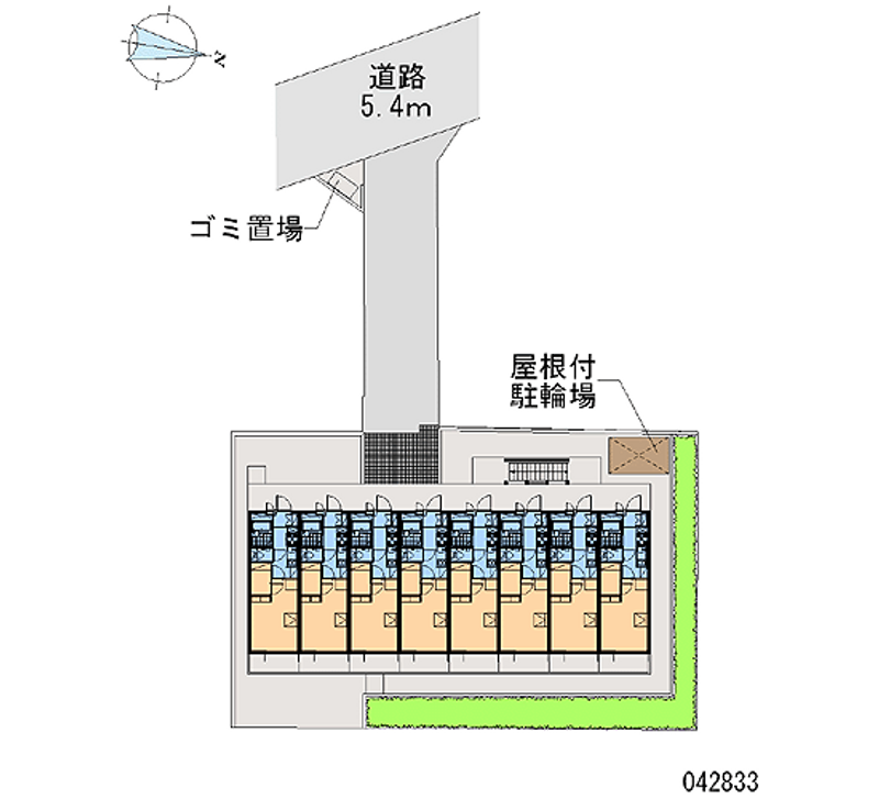 レオパレスヴィヴレ 区画図