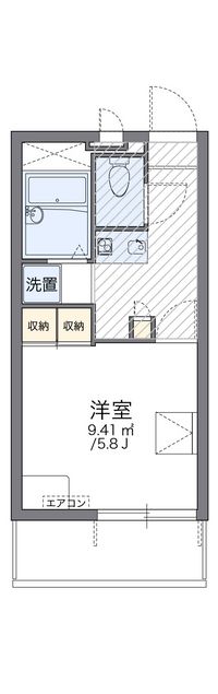 レオパレス琵琶湖 間取り図