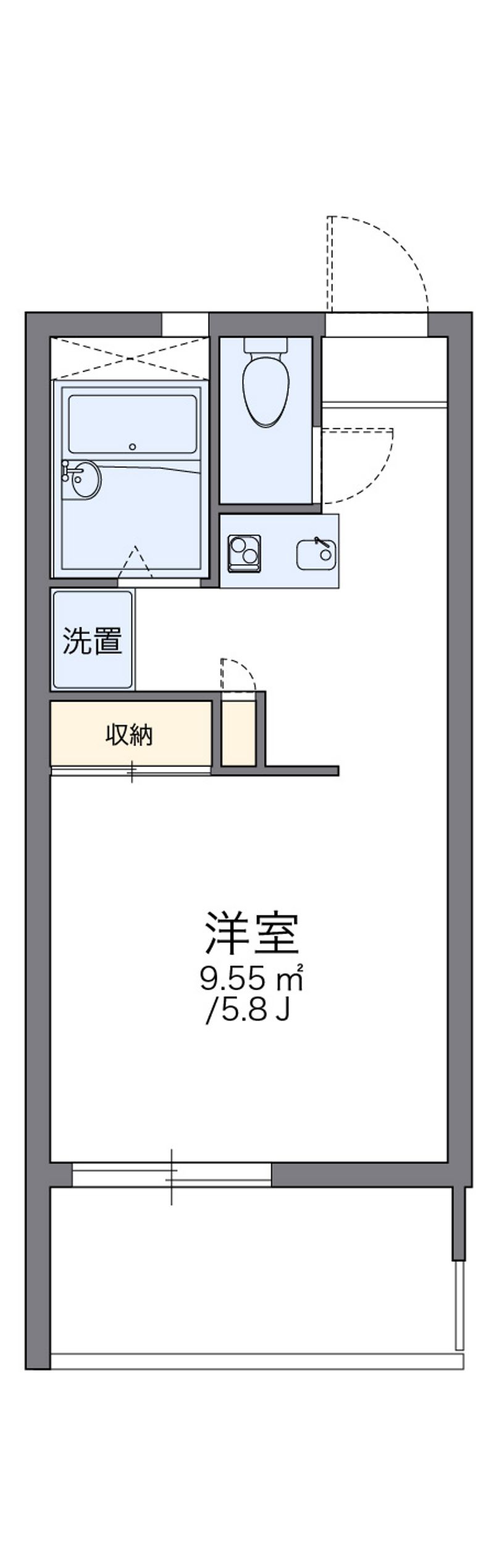 レオパレスヴィラ 間取図