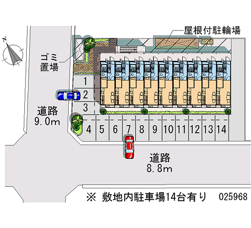 25968 Monthly parking lot