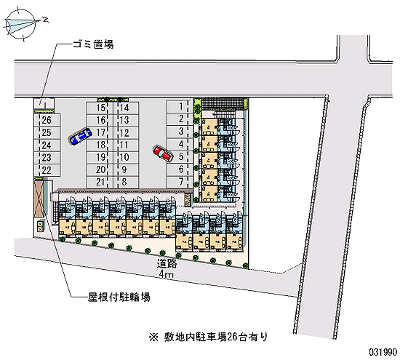 31990 Monthly parking lot