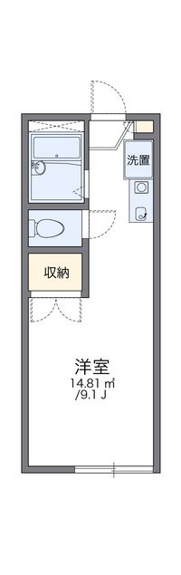 レオパレス泉佐野 間取り図