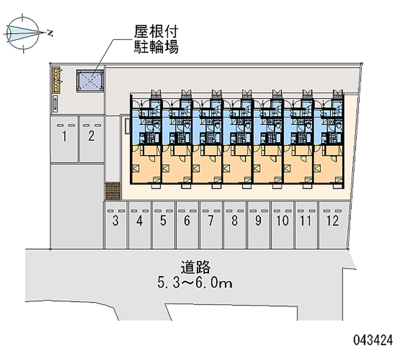 43424 bãi đậu xe hàng tháng