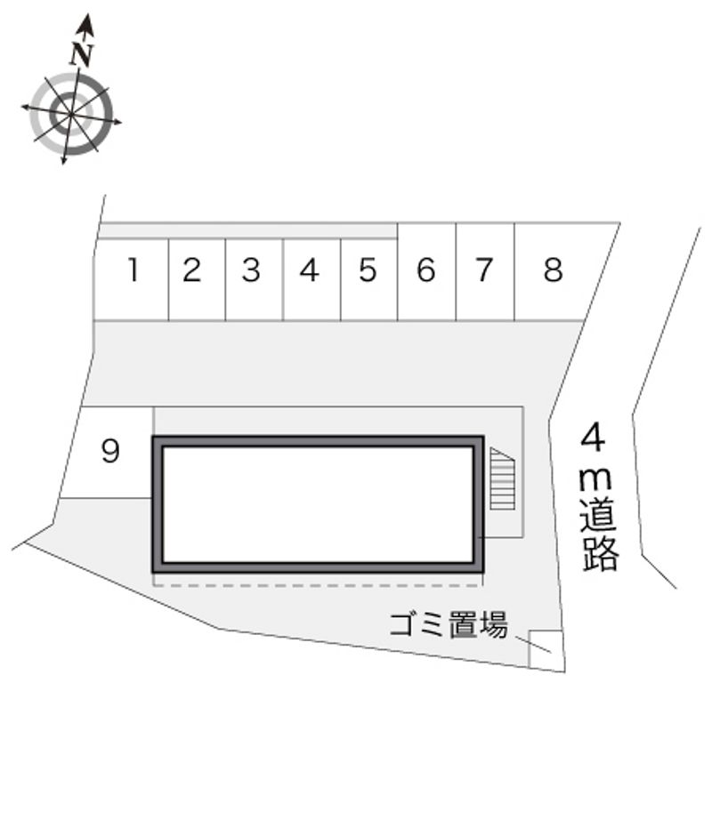 レオパレスリベール 配置図
