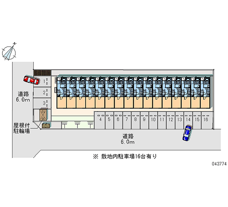 43774 Monthly parking lot