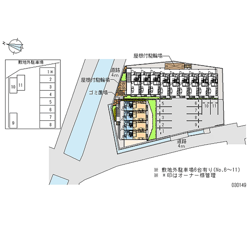 30149月租停車場