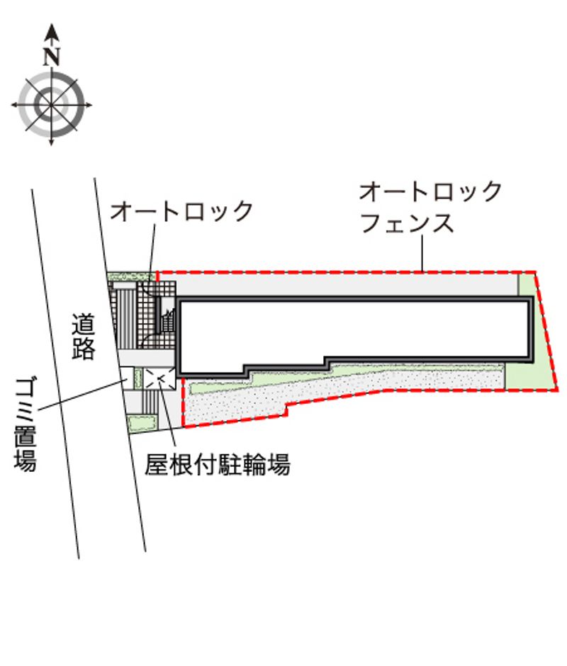 レオパレスカーサ　ソレアード 配置図