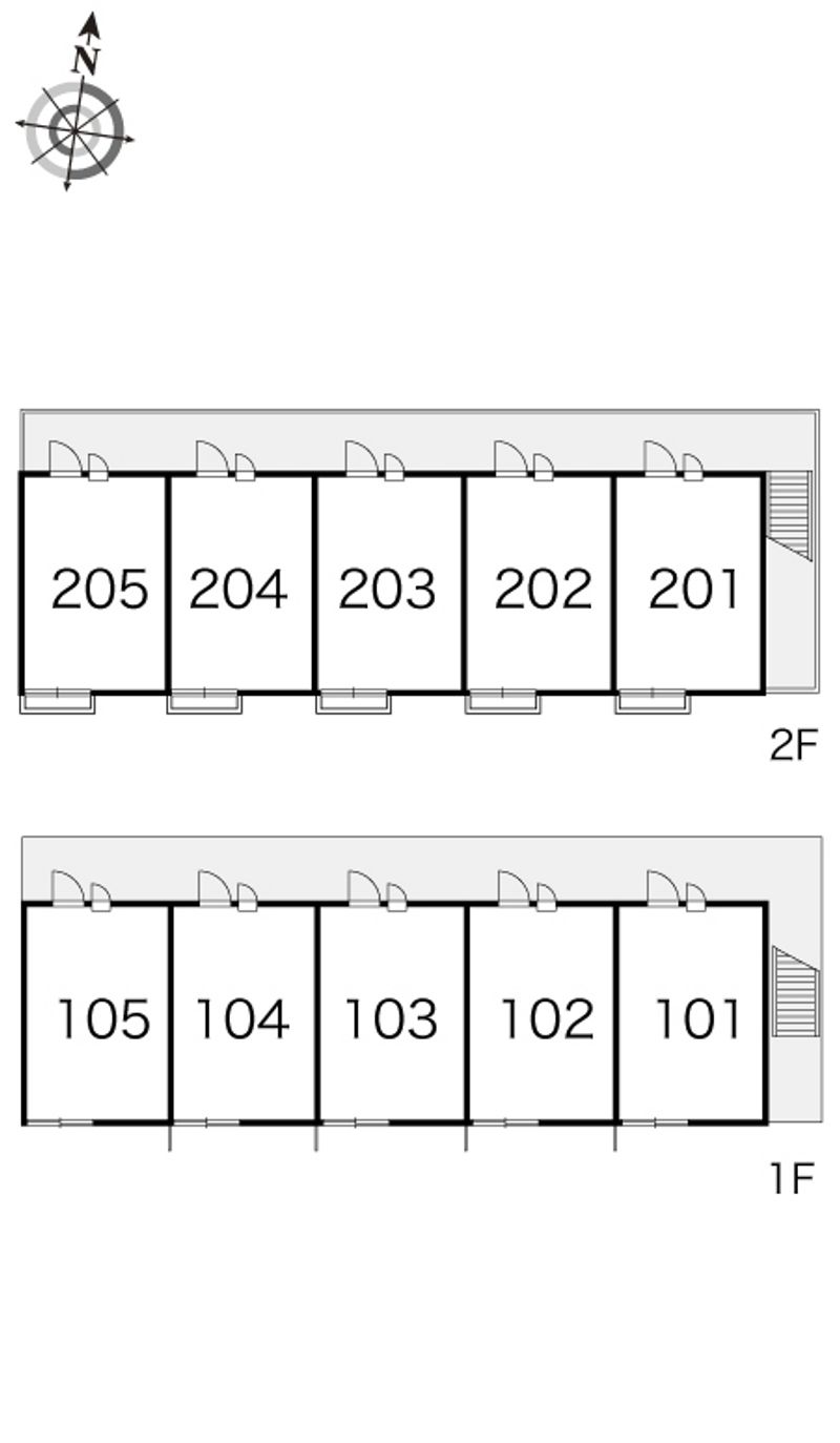 レオパレス優豊 間取り配置図