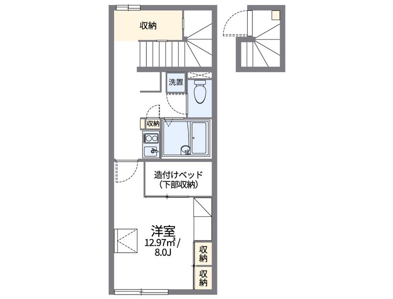 レオパレスサニーハイツ 間取図