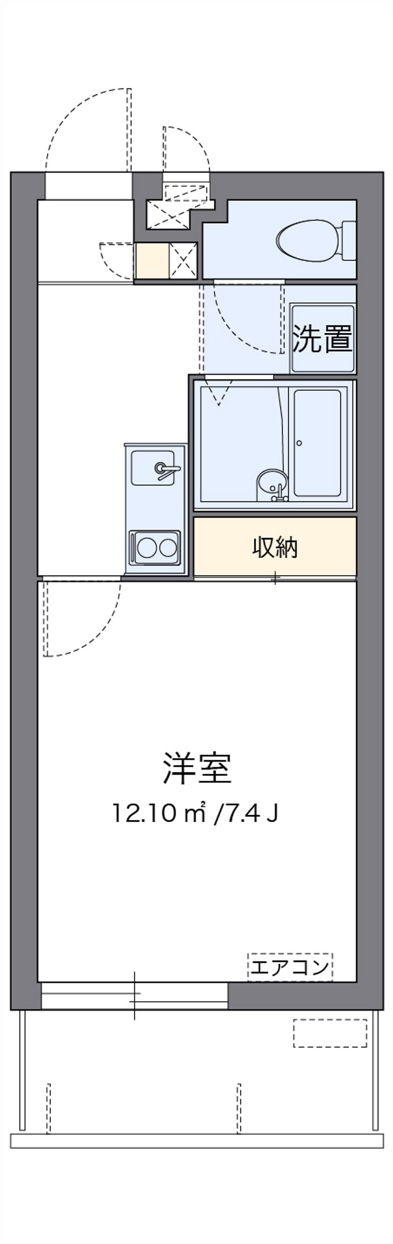 クレイノ和 間取図