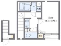 クレイノのぞみ西ヶ原 間取り図