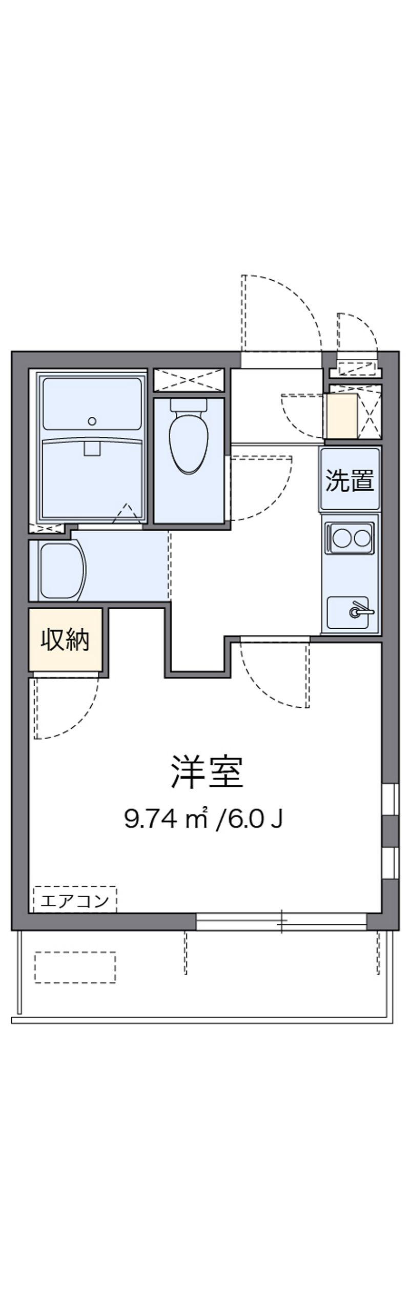 クレイノ三ヶ根Ｃ 間取図