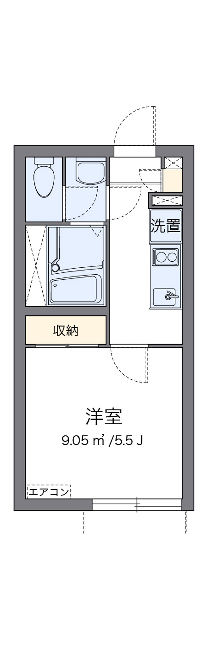 クレイノＫＭメゾン 間取図