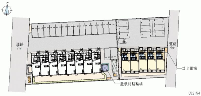 レオネクスト中原Ⅱ 月極駐車場