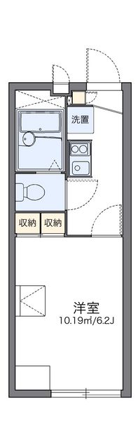 レオパレスフローラ 間取り図