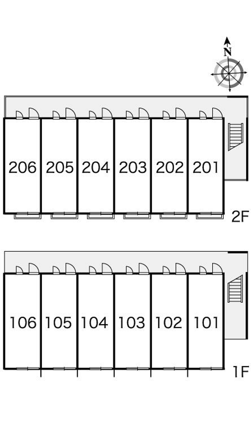 leopalace Urban Village Hasuda 户型布局图