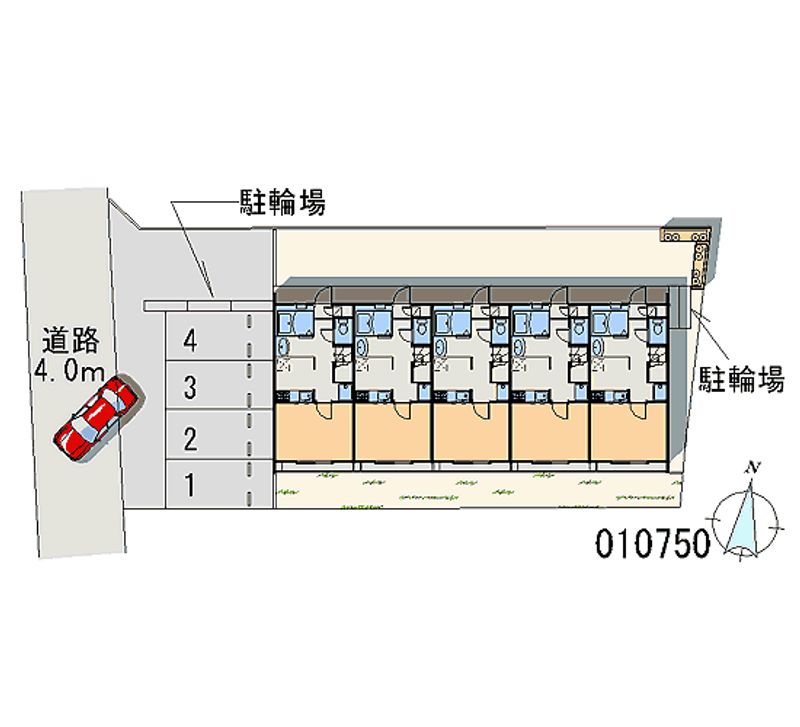 レオパレスＫＡＷＡＧＵＣＨＩⅡ 月極駐車場