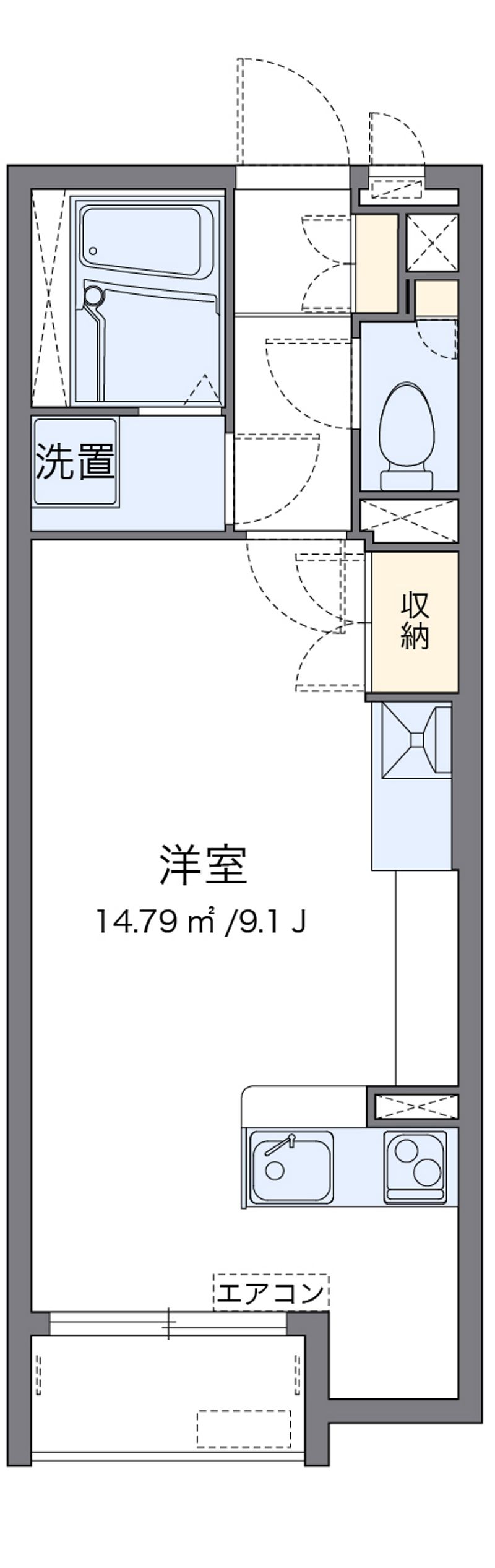 ミランダぱるじゅ　あぶらや 間取図