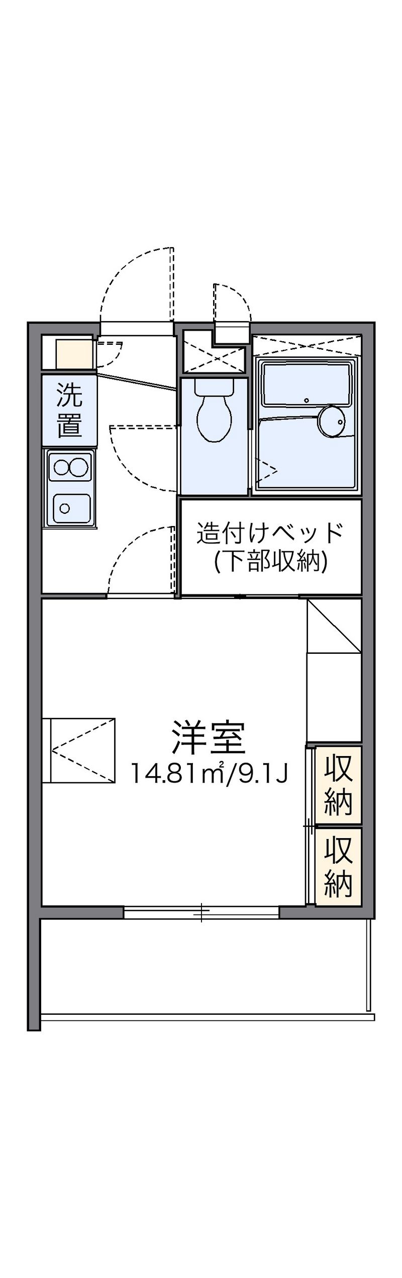 レオパレスセント・ヴィラージュ 間取図