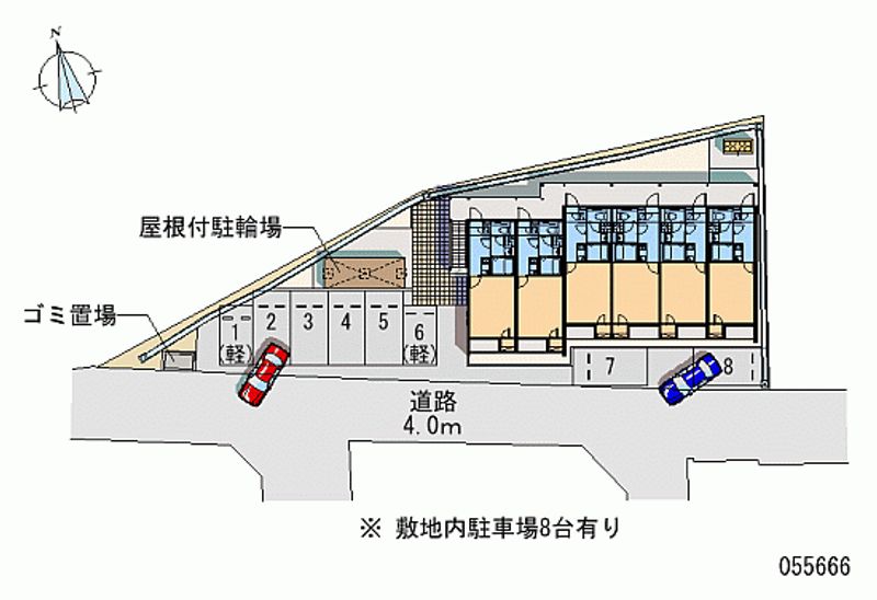 クレイノロータスヒルズ３番館 月極駐車場