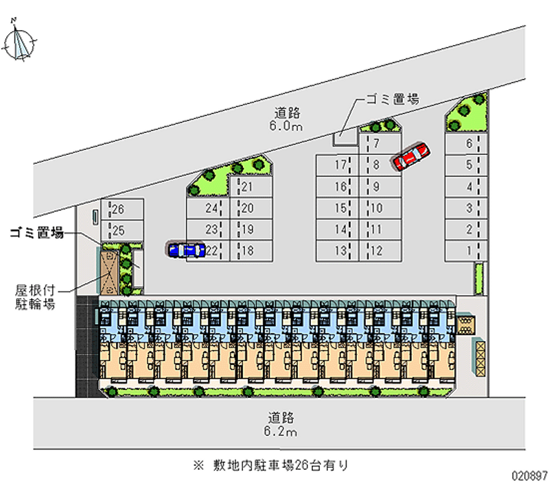 20897 bãi đậu xe hàng tháng