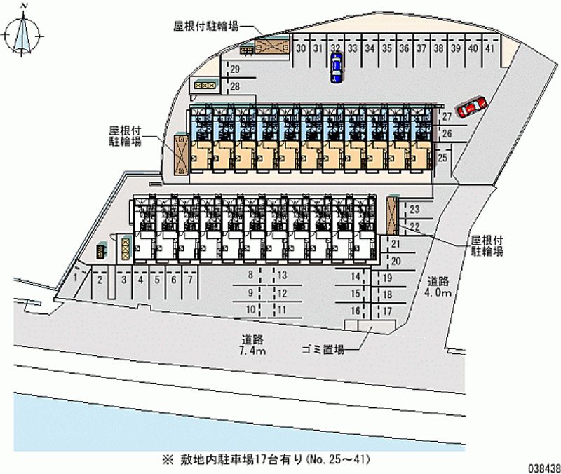 38438 Monthly parking lot