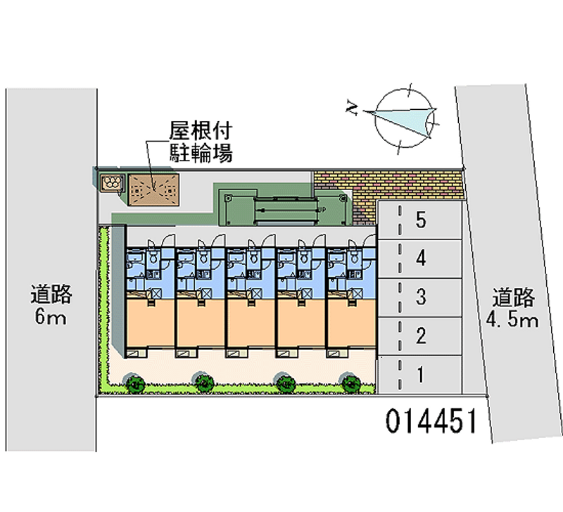 14451 Monthly parking lot