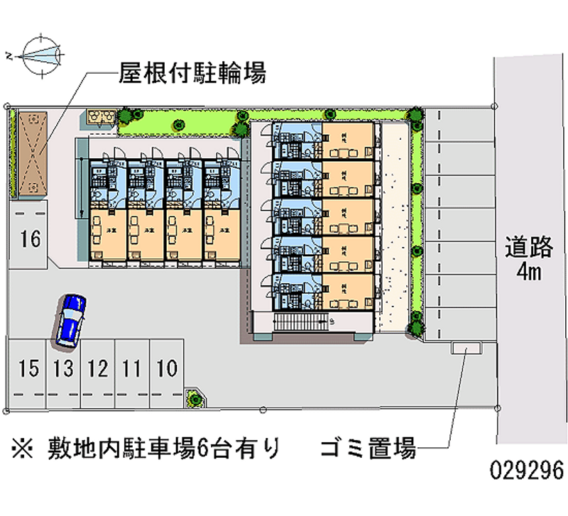 レオパレス綾部 月極駐車場