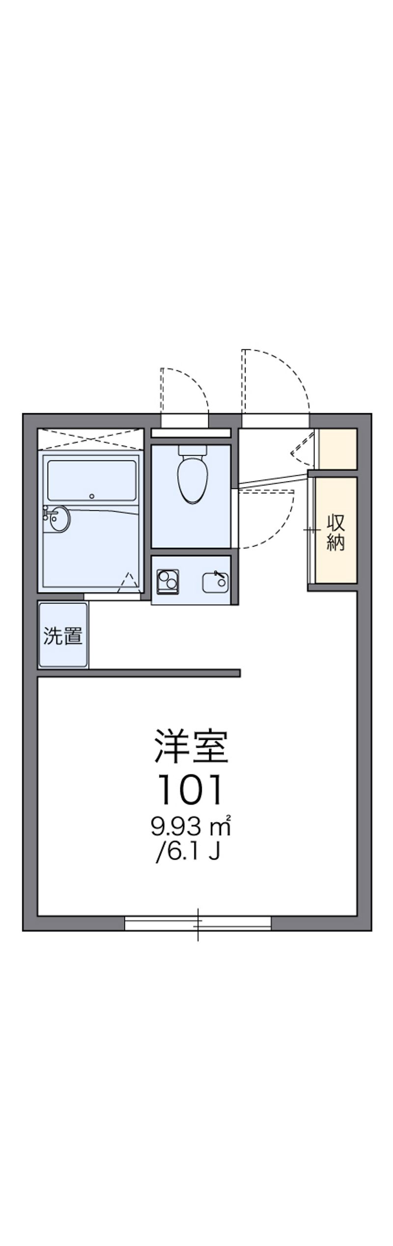 レオパレスオーパス深江橋 間取図