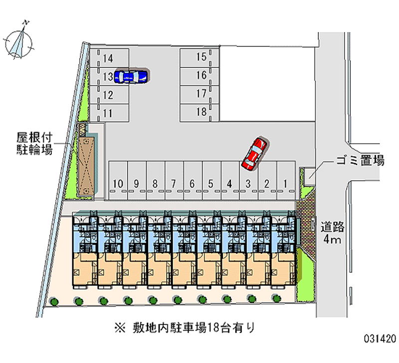 レオパレスソルダム０６ 月極駐車場