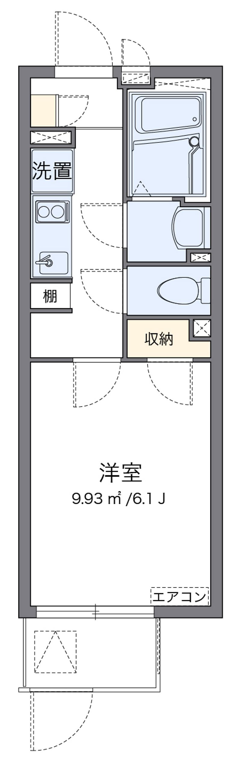 クレイノエヌズガーデン 間取図