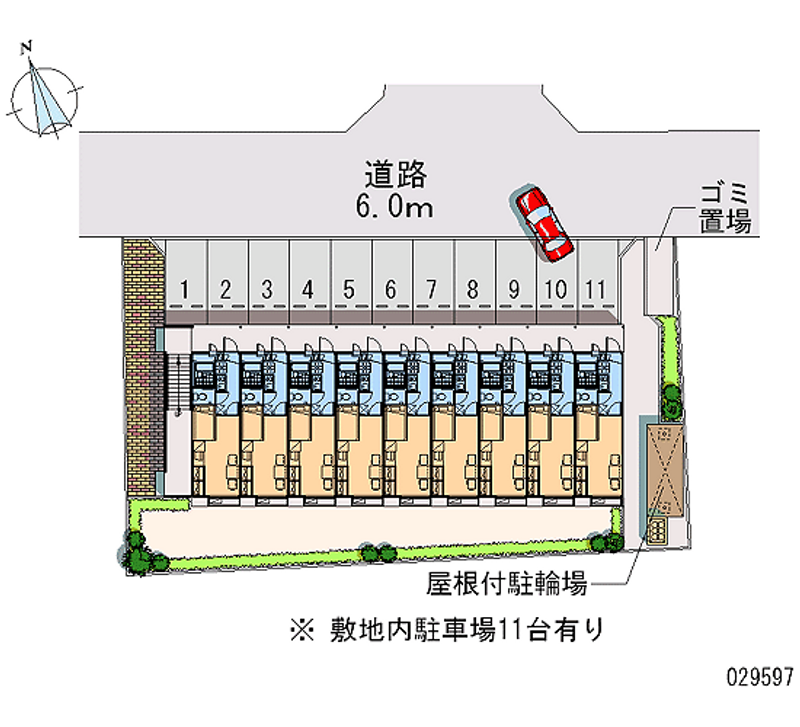 29597 bãi đậu xe hàng tháng