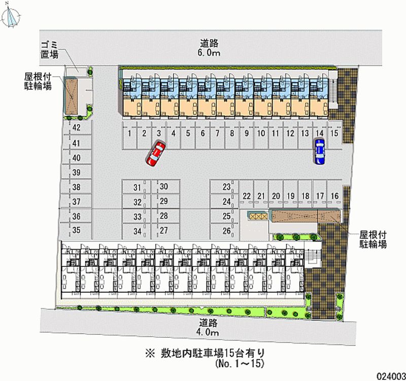 レオパレスエトワール彩Ⅰ 月極駐車場