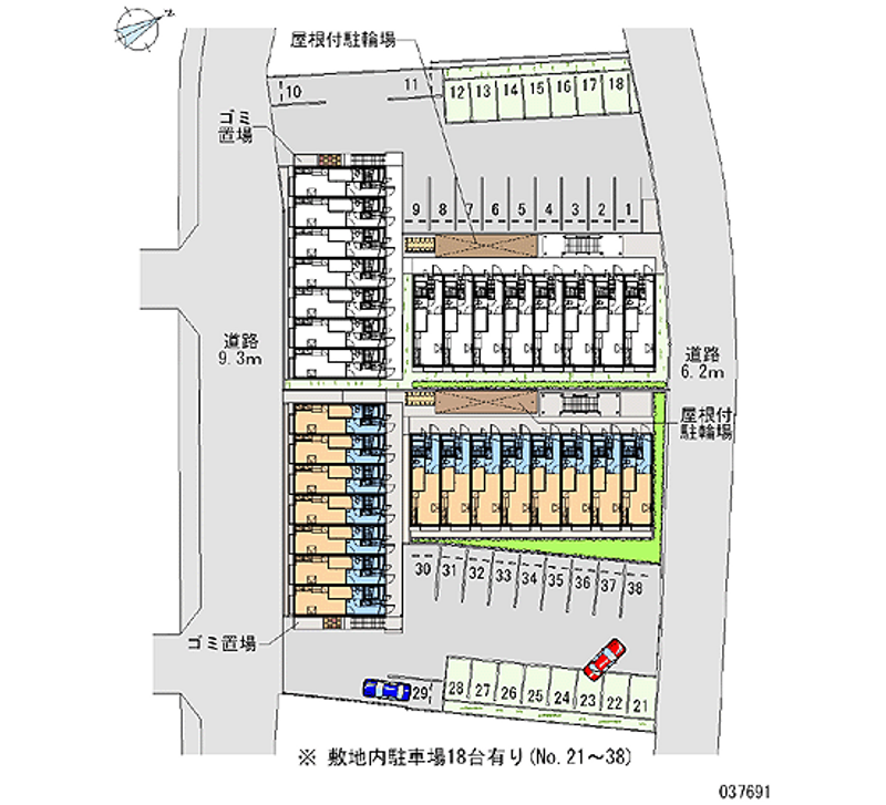 37691 월정액 주차장