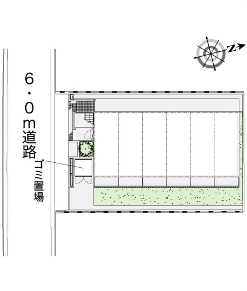 レオパレスウィステリア　Ⅱ 配置図