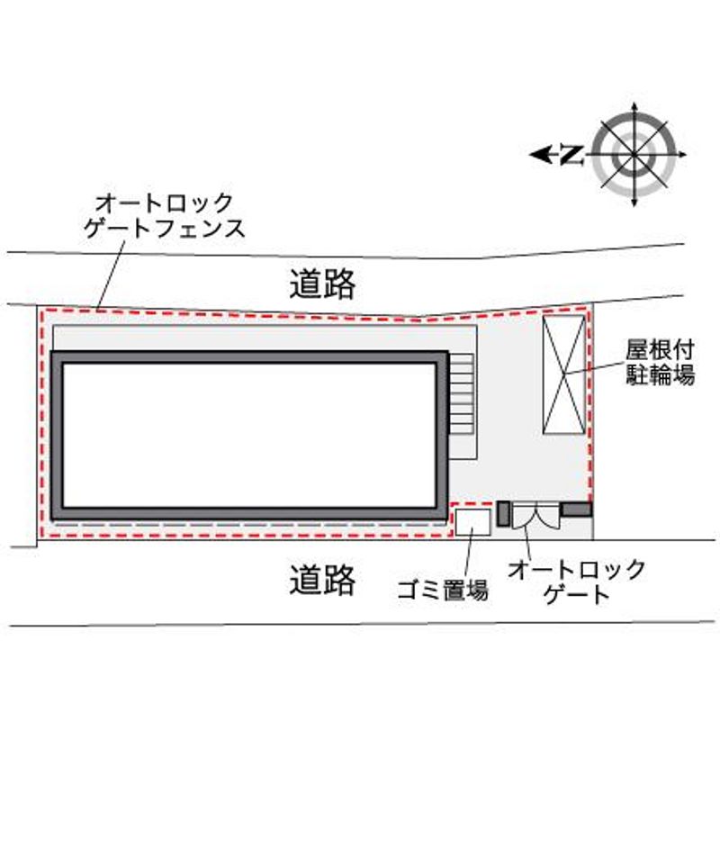 レオパレスヤエ 配置図