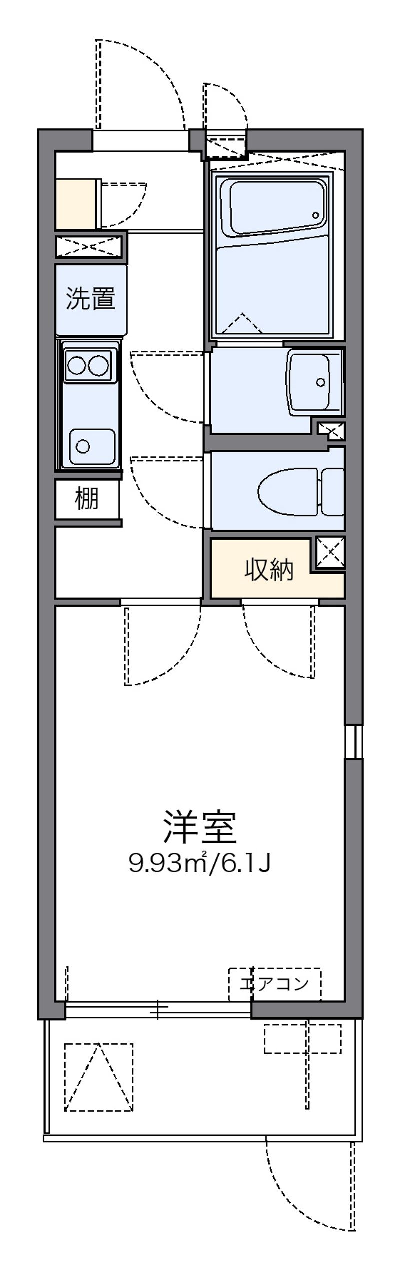 レオネクストコナ＆ミルク 間取図