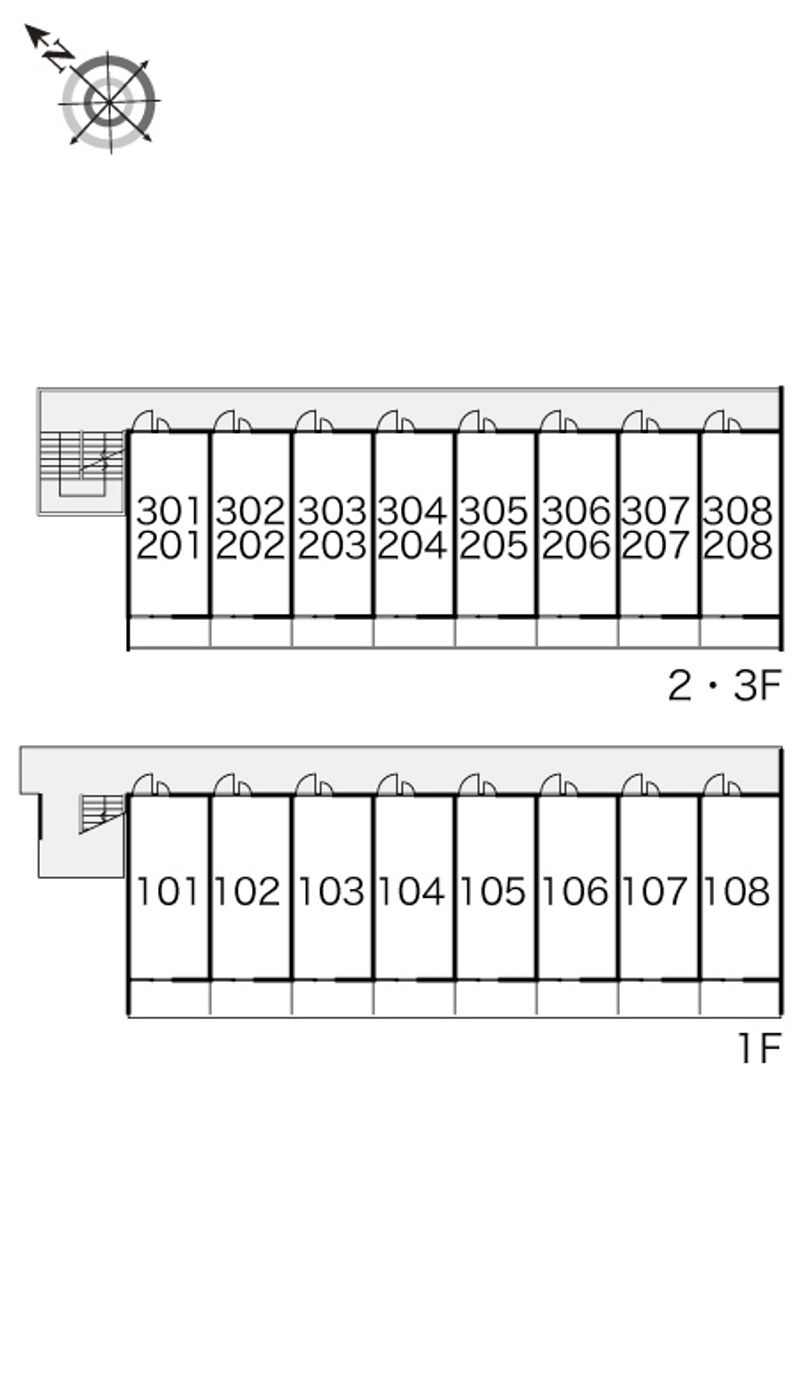 レオパレス愛 間取り配置図