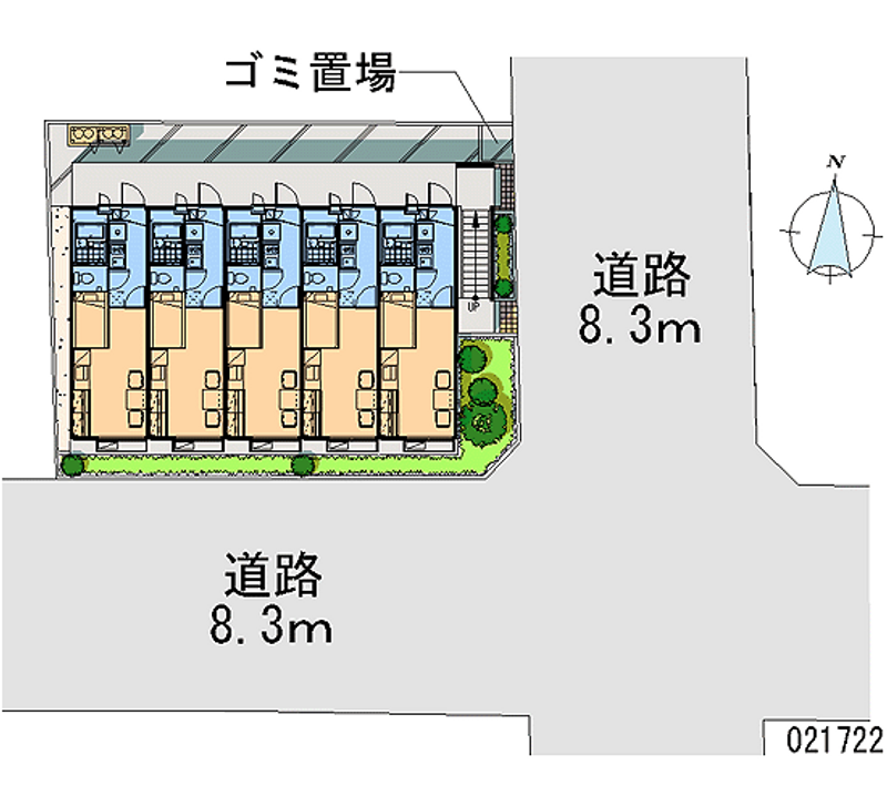 レオパレスＢＡＨＡＧＩＡ 区画図